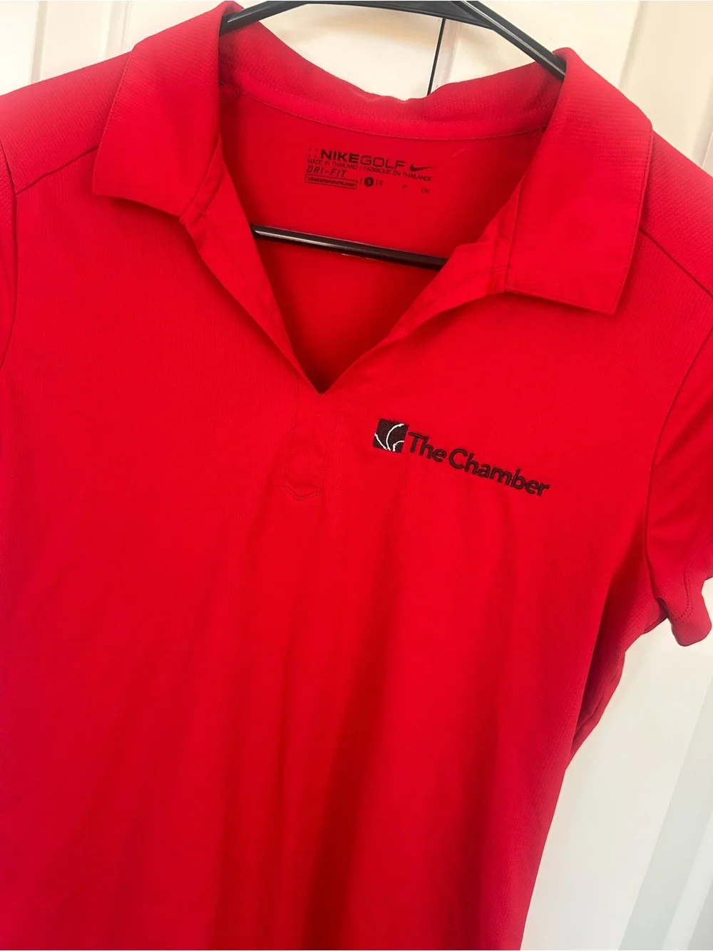 Nike Golf Dri-FIT Red Polo Shirt  | Small
